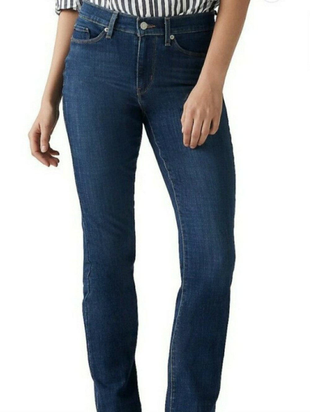 LEVIS CLASSIC STRAIGHT LEG JEANS SIZE 24W